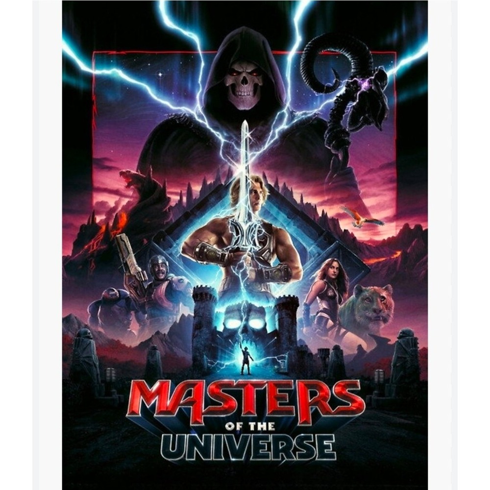 Masters of the Universe Limited Edition Art Print 195/500 He-Man Skeletor Poster